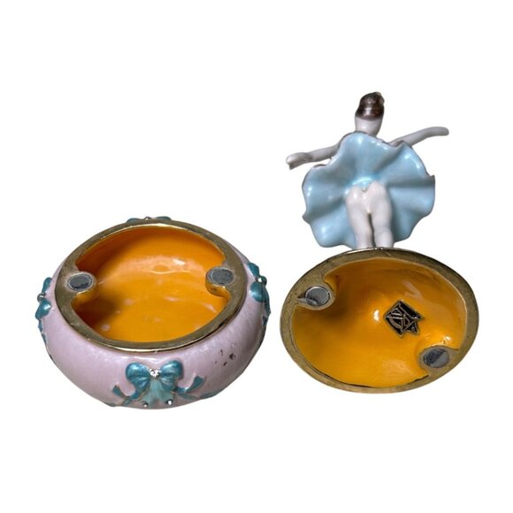 Kingspoint Design Ballerina Enameled Trinket Box - Picture 4 of 7